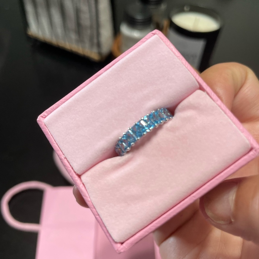 Swarovski Blue Crystal Ring